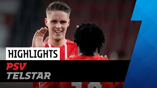 VEERMAN’s first ⚽️  🅰️ 😍  HIGHLIGHTS PSV  Telstar [upl. by Adiazteb463]