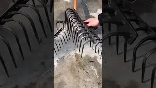 Carbon steel scarifier rake Good tools and machinery can increase work efficiency [upl. by Glassco180]