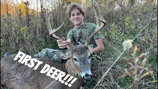 EP 4 2024 Tucker shoots his FIRST EVER BUCK 5 YARDS [upl. by Akila984]