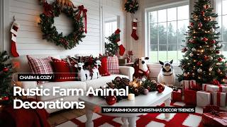 Charming Farm Animal Christmas Decor Ideas to Warm Up Your Farmhouse [upl. by Antoinetta]