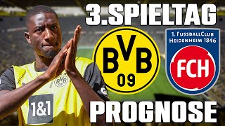 Der BVB MUSS gegen Heidenheim abliefern  3 Spieltag 202425  Prognose [upl. by Ellery965]