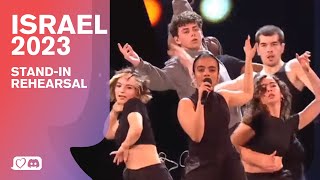 StandIn Rehearsal  Eurovision 2023  Israel  Noa Kirel  Unicorn Snippet [upl. by Nnalorac]