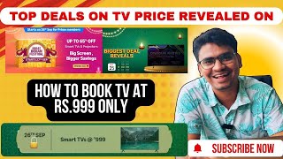 BIG TV at 999😱  Amazon Great Indian Festival amp Big Billion Days 🎉  BEST TV Deals 2024 🤯 [upl. by Anaitsirk]