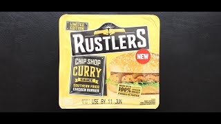 CHIP SHOP CURRY SAUCE SOUTHERN FRIED CHICKEN BURGER  £1  Farmfoods  Limited Edition [upl. by Anirok]