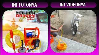 MEWAH TAPI MURAH 😱 PORTABLE SPRAYER DRAGON DPS 2800  ALAT CUCI MOBIL  ALAT CUCI MOTOR [upl. by Aushoj]