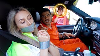 Prisoner Drive Thru Prank [upl. by Anailuy]