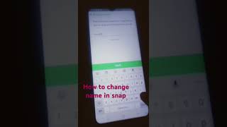 How to change name in snap [upl. by Nuahsak]