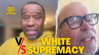 Marc Lamont Hill DOG WALKS Conservative Radio Host Over Black National Anthem amp White Supremacy [upl. by Nilloc]