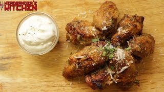 Garlic Parmesan Chicken Wings  Keto Recipes  Headbangers Kitchen [upl. by Enuj]