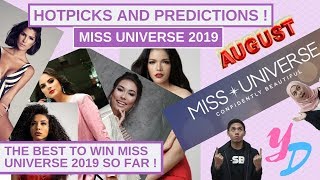 MISS UNIVERSE 2019 HOT PICKS AND FAVORITES  AUGUST UPDATES YDTalks Episode 59 [upl. by Htebyram]