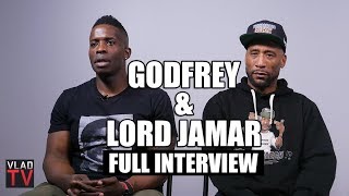 Lord Jamar amp Godfrey on Pusha T Blac Chyna Tekashi 6ix9ine Full Interview [upl. by Collimore117]