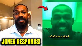 Jon Jones CAUGHT OUT Making RIDICULOUS Excuses For Tom Aspinall 🦆 [upl. by Zaid657]