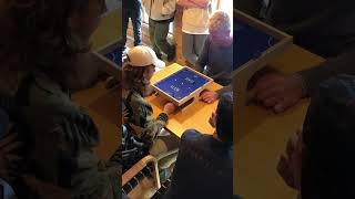 The game you never knew you neededuntil today KLASK boardgames partygames shortsvideo [upl. by Shirah]