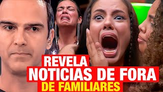 BBB 24  Tadeu ENTRA AO VIVO e da notícias EXTERNAS sobre família dos brothers [upl. by Noryd]