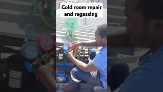 Cold room repair and regassing [upl. by Airan]