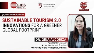 Webinar Dr Gina Alcoriza Asst Professor  University of the Philippines  GIBS IRE Talks Series [upl. by Akimik]