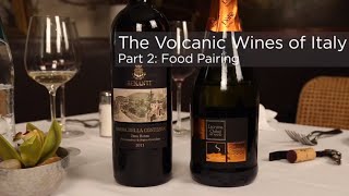 Wine Talk Volcanic Wines of Italy  Food Pairing [upl. by Elbert]