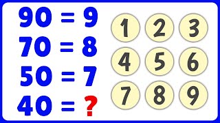 🔥 40 ❓ Sequência Lógica Matemática 👩‍🏫 O Valor que Completa é❓ Raciocínio Lógico Matemático [upl. by Atnoek998]