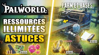 PALWORLD  Les MEILLEURES Bases pour FARM des Ressources ILLIMITÉES 🔥 Astuces amp Emplacements [upl. by Obidiah]