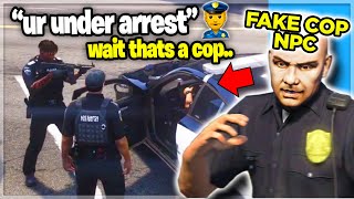 Stealing Cars as a FAKE COP on GTA RP [upl. by Mirielle642]