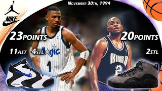 Penny Hardaway VS Mitch Richmond Faceoff November 30th 1994 [upl. by Pazice132]