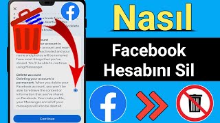 Facebook Hesabı Nasıl Silinir 2024 [upl. by Germayne]