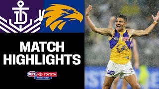 The 50th Western Derby  Fremantle v West Coast Highlights  Round 16 2019  AFL [upl. by Haile]