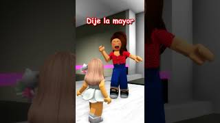 CHIQUITA QUERIA SER LA HIJA MAYOR EN ROBLOX 😲😏 roblox comedy brookhaven viralshorts viral [upl. by Ankney795]