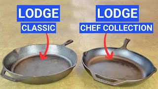 Lodge Classic vs Chef Collection Which Cast Iron Skillets Are Better [upl. by Leunam]