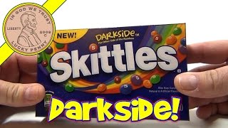 Skittles Darkside Bite Size Candies USA Candy Tasting The Other Side Of The Rainbow [upl. by Eimaj]