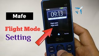 Mafe mobile flight mode settings [upl. by Philippa]