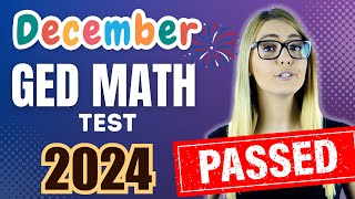 GED MATH 2024  Pass the GED MATH TEST with EASE [upl. by Naujaj]