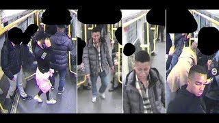 ÜBERWACHUNGSVIDEO Berliner Polizei fahndet nach UBahnschlägern [upl. by Talanta]