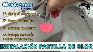 Instalación pastilla de olor con gancho [upl. by Aurora]