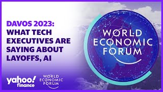 Davos 2023 What tech executives are saying about layoffs AI [upl. by Akived]