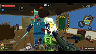 pixel zombie combat pistol shotgun zombies fight is the hacker [upl. by Ecirtam47]