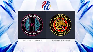 PFL Season 2024  Maharlika Taguig FC vs Stallion Laguna FC [upl. by Christoph486]