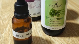 ¿Como hacer crecer tu cabello con el aceite de menta ¿How to grow your hair with mint oil Receta [upl. by Gnot462]