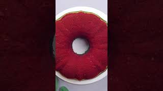 Beautiful Watermelon Bundt Cake Decorating Idea [upl. by Gadmann]