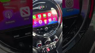 Pairing your iPhone to Apple CarPlay in your 20222024 MINI [upl. by Llerrej394]