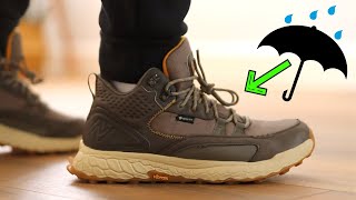 Waterproof Sneaker Boots Worth A Look New Balance Fresh Foam X Hierro Mid GTX vs V7 [upl. by Marja]