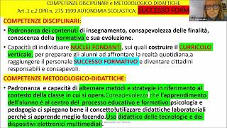 WEBINAR prova orale  10 aprile 2024  Tozzi Patricia Laura  Le competenze del docente [upl. by Elder298]