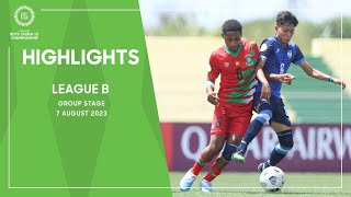 2023 Concacaf Boys U15 Championship League B  Matchday 2 Highlights [upl. by Dlonyer126]