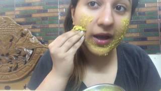 Patanjali Body Ubtan for facial hair Live Demo Does It Work Fairness [upl. by Mannuela228]