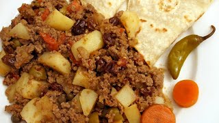 Mexican picadillo recipe  My own version of Mexican picadillo  super easy and delicious [upl. by Monjo]