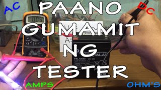 Paano Gumamit ng Tester Digital Multimeter [upl. by Mclaughlin]