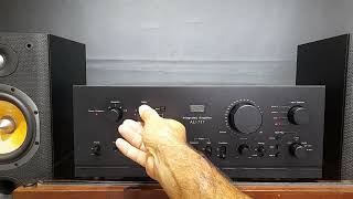 Sansui Au717 Stereo Amplifier Operational Testing Video [upl. by Lasyrc]