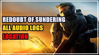 Redoubt of Sundering All Audio Logs Location Halo Infinite [upl. by Sabelle]