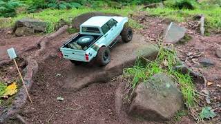 RC4WD C2X TF2 lwb Funduro 2024 event trailing in Matlock UK [upl. by Addiego]