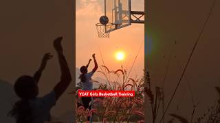 YCAT Girls basketball team practice shorts basketball basketballtraining [upl. by Anomar587]